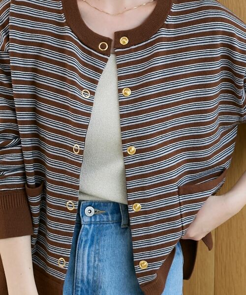 le.coeur blanc / ルクールブラン カーディガン・ボレロ | リングボタンクルーカーディガン | 詳細27