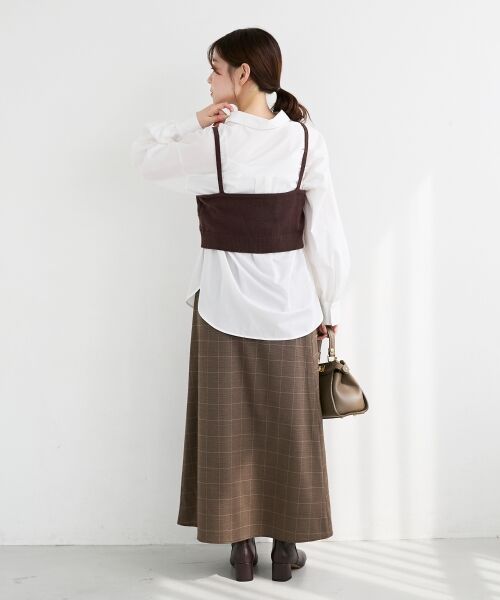 le.coeur blanc / ルクールブラン シャツ・ブラウス | ブラウス×ニットビスチェセット | 詳細10