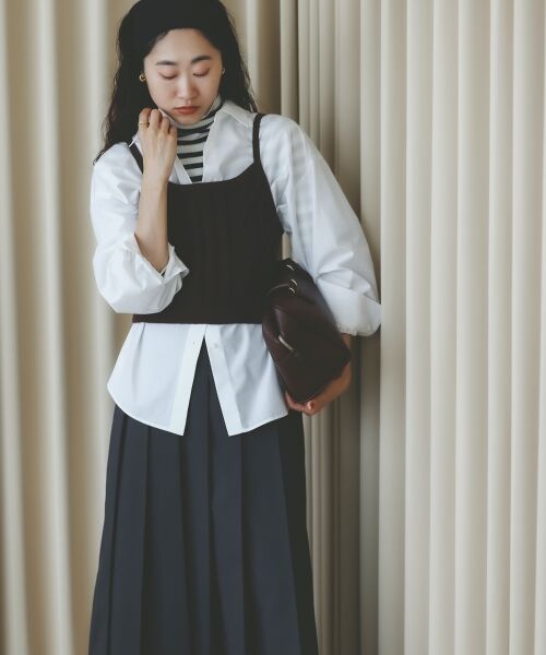 le.coeur blanc / ルクールブラン シャツ・ブラウス | ブラウス×ニットビスチェセット | 詳細18