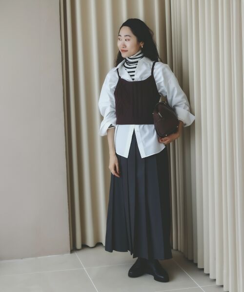 le.coeur blanc / ルクールブラン シャツ・ブラウス | ブラウス×ニットビスチェセット | 詳細19