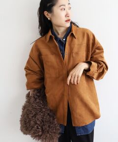 le.coeur blanc / ルクールブラン シャツ・ブラウス | 合皮ポケットオーバーシャツ