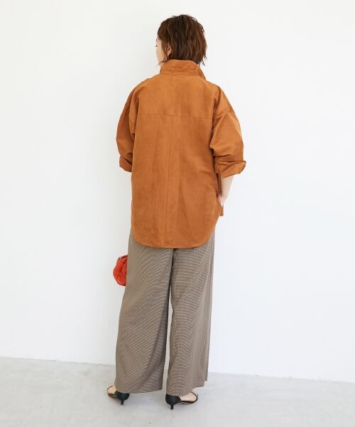 le.coeur blanc / ルクールブラン シャツ・ブラウス | 合皮ポケットオーバーシャツ | 詳細10