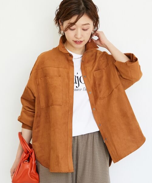 le.coeur blanc / ルクールブラン シャツ・ブラウス | 合皮ポケットオーバーシャツ | 詳細2