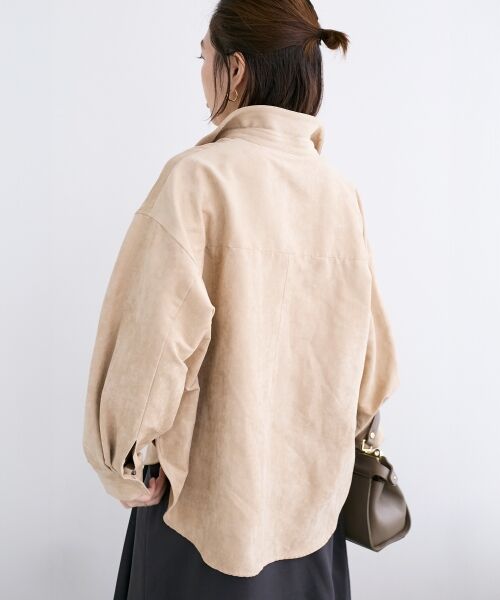 le.coeur blanc / ルクールブラン シャツ・ブラウス | 合皮ポケットオーバーシャツ | 詳細23