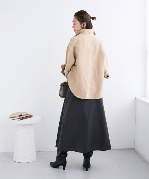 le.coeur blanc / ルクールブラン シャツ・ブラウス | 合皮ポケットオーバーシャツ | 詳細27
