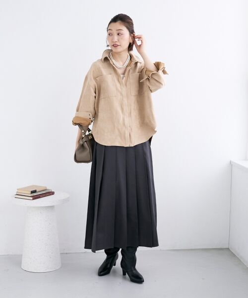 le.coeur blanc / ルクールブラン シャツ・ブラウス | 合皮ポケットオーバーシャツ | 詳細28