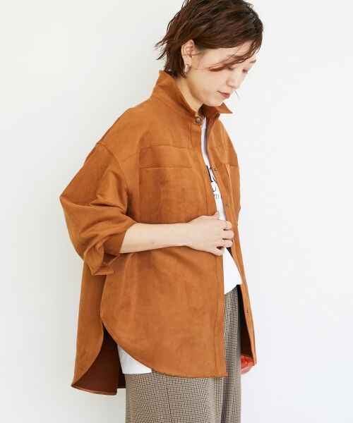 le.coeur blanc / ルクールブラン シャツ・ブラウス | 合皮ポケットオーバーシャツ | 詳細6