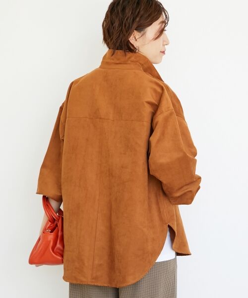 le.coeur blanc / ルクールブラン シャツ・ブラウス | 合皮ポケットオーバーシャツ | 詳細7