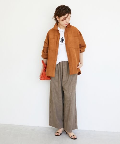 le.coeur blanc / ルクールブラン シャツ・ブラウス | 合皮ポケットオーバーシャツ | 詳細8