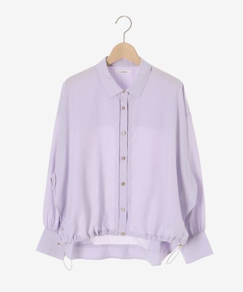 le.coeur blanc / ルクールブラン シャツ・ブラウス | 裾ドロストレギュラーカラーシャツ | 詳細13