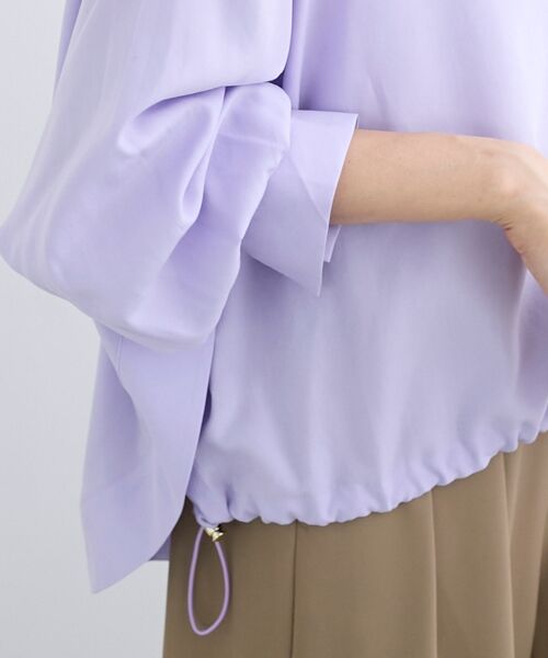 le.coeur blanc / ルクールブラン シャツ・ブラウス | 裾ドロストレギュラーカラーシャツ | 詳細22