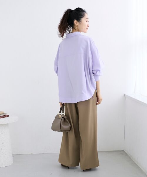 le.coeur blanc / ルクールブラン シャツ・ブラウス | 裾ドロストレギュラーカラーシャツ | 詳細28