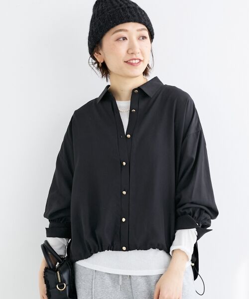 le.coeur blanc / ルクールブラン シャツ・ブラウス | 裾ドロストレギュラーカラーシャツ | 詳細30