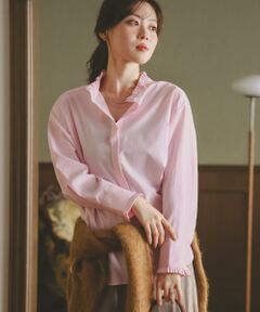 le.coeur blanc / ルクールブラン シャツ・ブラウス | プリーツカラーシャツ