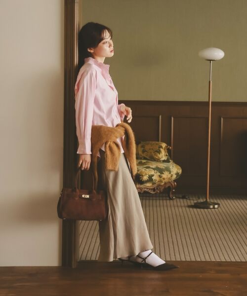 le.coeur blanc / ルクールブラン シャツ・ブラウス | プリーツカラーシャツ | 詳細13