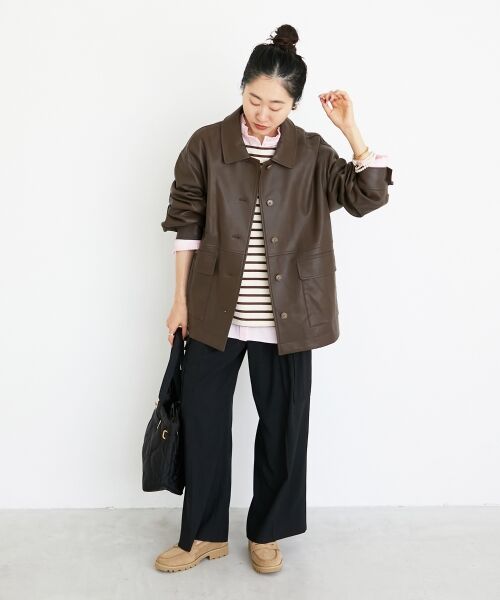 le.coeur blanc / ルクールブラン シャツ・ブラウス | プリーツカラーシャツ | 詳細19