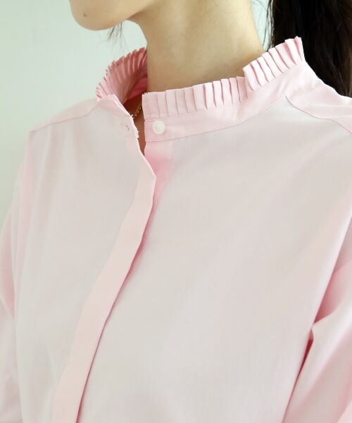 le.coeur blanc / ルクールブラン シャツ・ブラウス | プリーツカラーシャツ | 詳細6