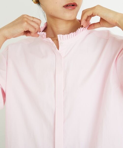 le.coeur blanc / ルクールブラン シャツ・ブラウス | プリーツカラーシャツ | 詳細7