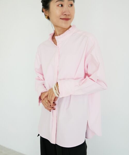 le.coeur blanc / ルクールブラン シャツ・ブラウス | プリーツカラーシャツ | 詳細9