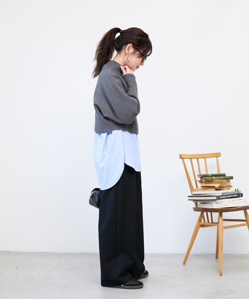 le.coeur blanc / ルクールブラン シャツ・ブラウス | レギュラーカラーオーバーシャツ | 詳細10