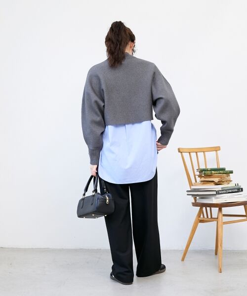le.coeur blanc / ルクールブラン シャツ・ブラウス | レギュラーカラーオーバーシャツ | 詳細11