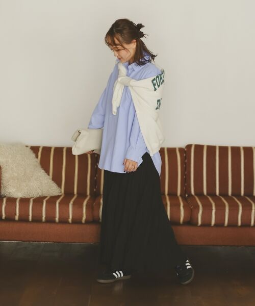 le.coeur blanc / ルクールブラン シャツ・ブラウス | レギュラーカラーオーバーシャツ | 詳細18