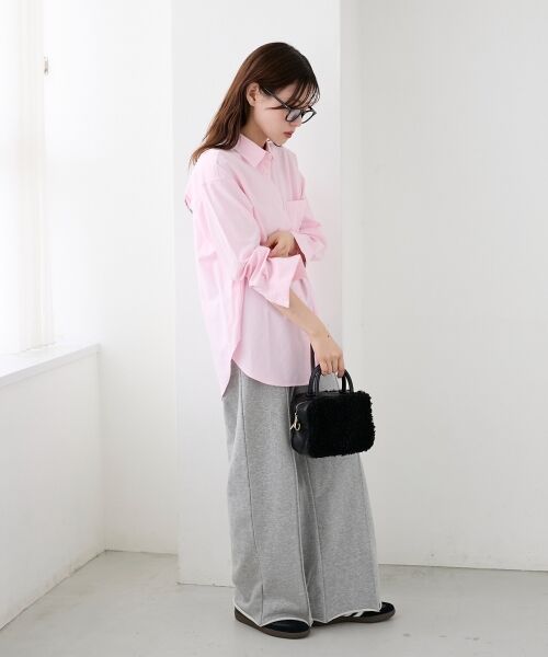 le.coeur blanc / ルクールブラン シャツ・ブラウス | レギュラーカラーオーバーシャツ | 詳細26