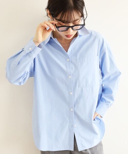 le.coeur blanc / ルクールブラン シャツ・ブラウス | レギュラーカラーオーバーシャツ | 詳細3