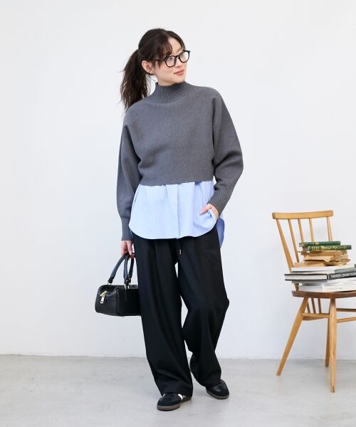 le.coeur blanc / ルクールブラン シャツ・ブラウス | レギュラーカラーオーバーシャツ | 詳細9