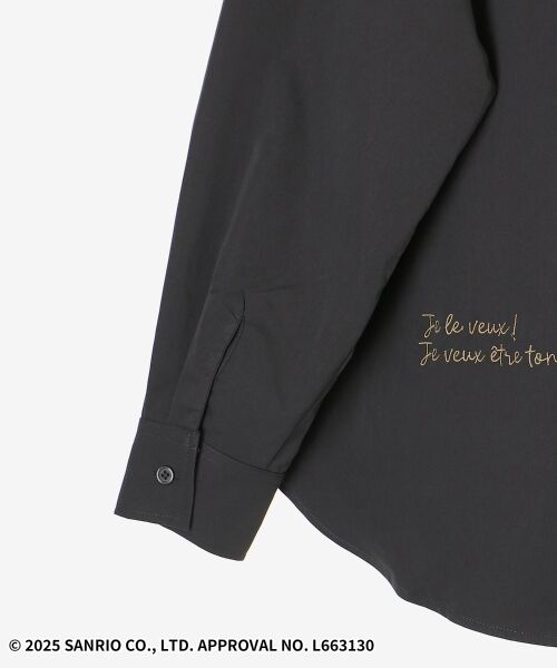 le.coeur blanc / ルクールブラン シャツ・ブラウス | 【HELLO KITTY】レタリング刺繍オーバーシャツ | 詳細26