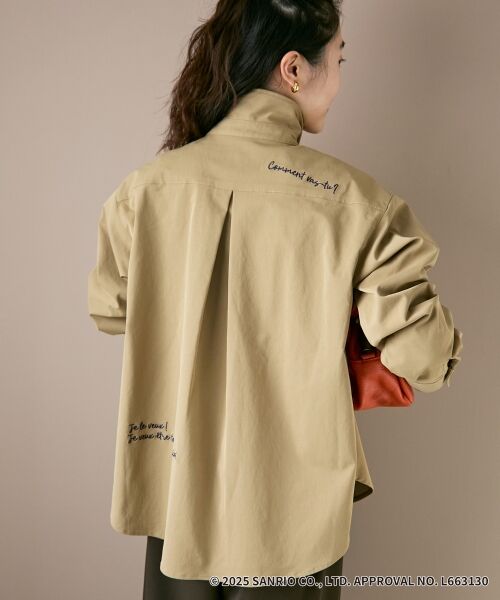 le.coeur blanc / ルクールブラン シャツ・ブラウス | 【HELLO KITTY】レタリング刺繍オーバーシャツ | 詳細4