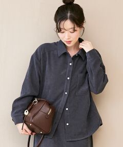 le.coeur blanc / ルクールブラン シャツ・ブラウス | コーデュロイタックシャツ