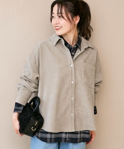 le.coeur blanc / ルクールブラン シャツ・ブラウス | コーデュロイタックシャツ | 詳細27