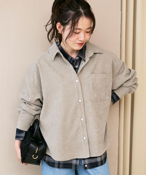 le.coeur blanc / ルクールブラン シャツ・ブラウス | コーデュロイタックシャツ | 詳細28