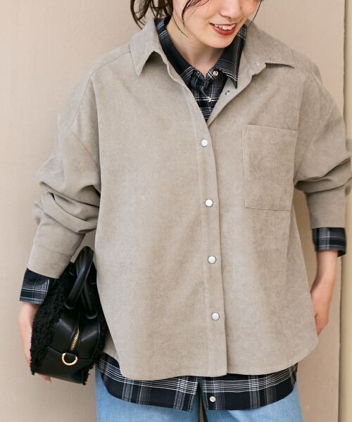 le.coeur blanc / ルクールブラン シャツ・ブラウス | コーデュロイタックシャツ | 詳細29