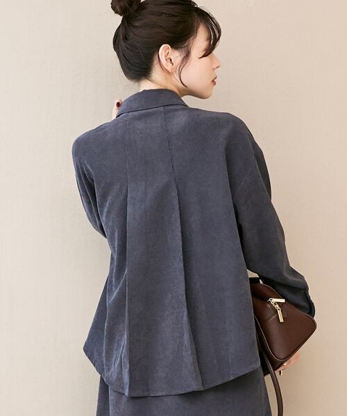 le.coeur blanc / ルクールブラン シャツ・ブラウス | コーデュロイタックシャツ | 詳細4