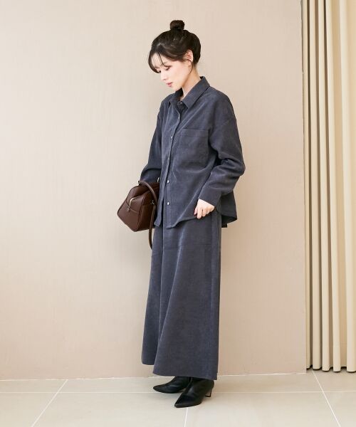 le.coeur blanc / ルクールブラン シャツ・ブラウス | コーデュロイタックシャツ | 詳細7