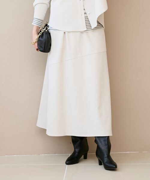 le.coeur blanc / ルクールブラン ロング・マキシ丈スカート | コーデュロイフレアスカート | 詳細14