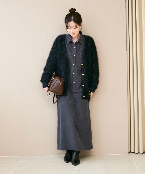 le.coeur blanc / ルクールブラン ロング・マキシ丈スカート | コーデュロイフレアスカート | 詳細22