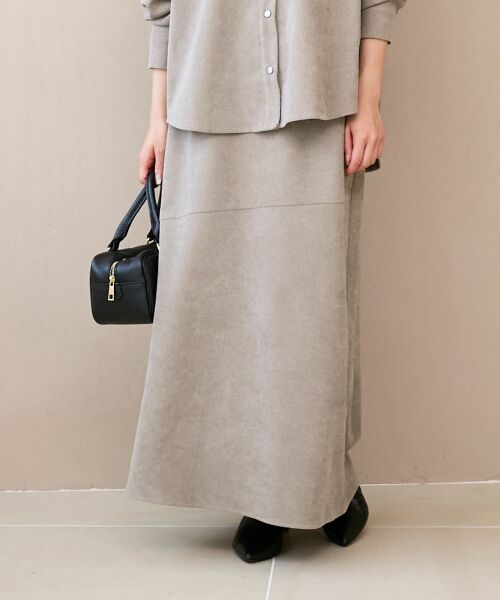 le.coeur blanc / ルクールブラン ロング・マキシ丈スカート | コーデュロイフレアスカート | 詳細26