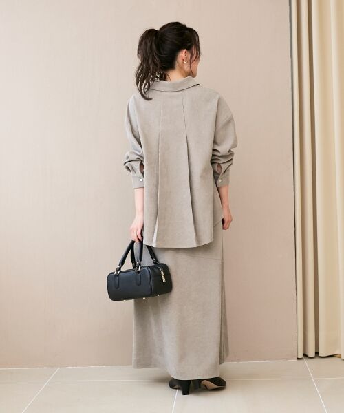 le.coeur blanc / ルクールブラン ロング・マキシ丈スカート | コーデュロイフレアスカート | 詳細29