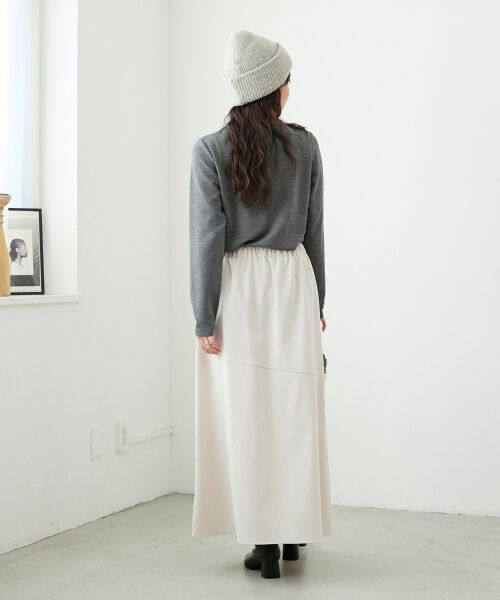 le.coeur blanc / ルクールブラン ロング・マキシ丈スカート | コーデュロイフレアスカート | 詳細6