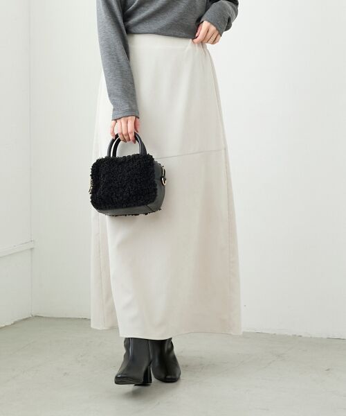 le.coeur blanc / ルクールブラン ロング・マキシ丈スカート | コーデュロイフレアスカート | 詳細7