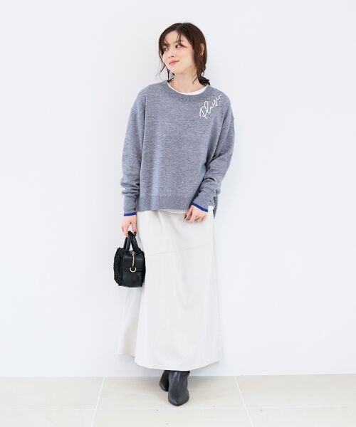 le.coeur blanc / ルクールブラン ロング・マキシ丈スカート | コーデュロイフレアスカート | 詳細8