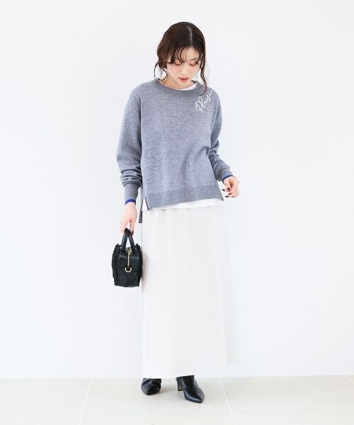 le.coeur blanc / ルクールブラン ロング・マキシ丈スカート | コーデュロイフレアスカート | 詳細9