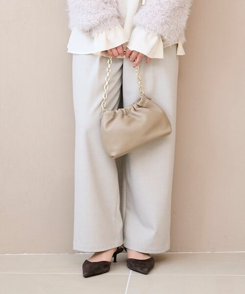 le.coeur blanc / ルクールブラン その他パンツ | ストレッチ裏起毛イージーパンツ | 詳細12