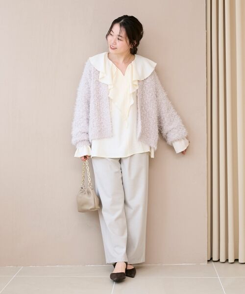 le.coeur blanc / ルクールブラン その他パンツ | ストレッチ裏起毛イージーパンツ | 詳細14