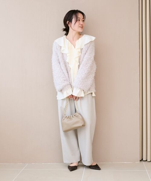 le.coeur blanc / ルクールブラン その他パンツ | ストレッチ裏起毛イージーパンツ | 詳細15