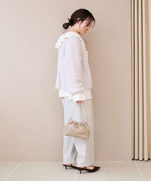 le.coeur blanc / ルクールブラン その他パンツ | ストレッチ裏起毛イージーパンツ | 詳細16