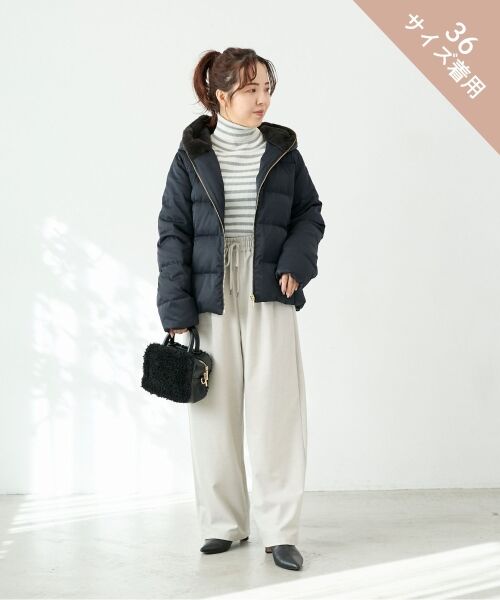 le.coeur blanc / ルクールブラン その他パンツ | ストレッチ裏起毛イージーパンツ | 詳細18